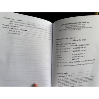 Sách - Toán  thực tế lớp 11