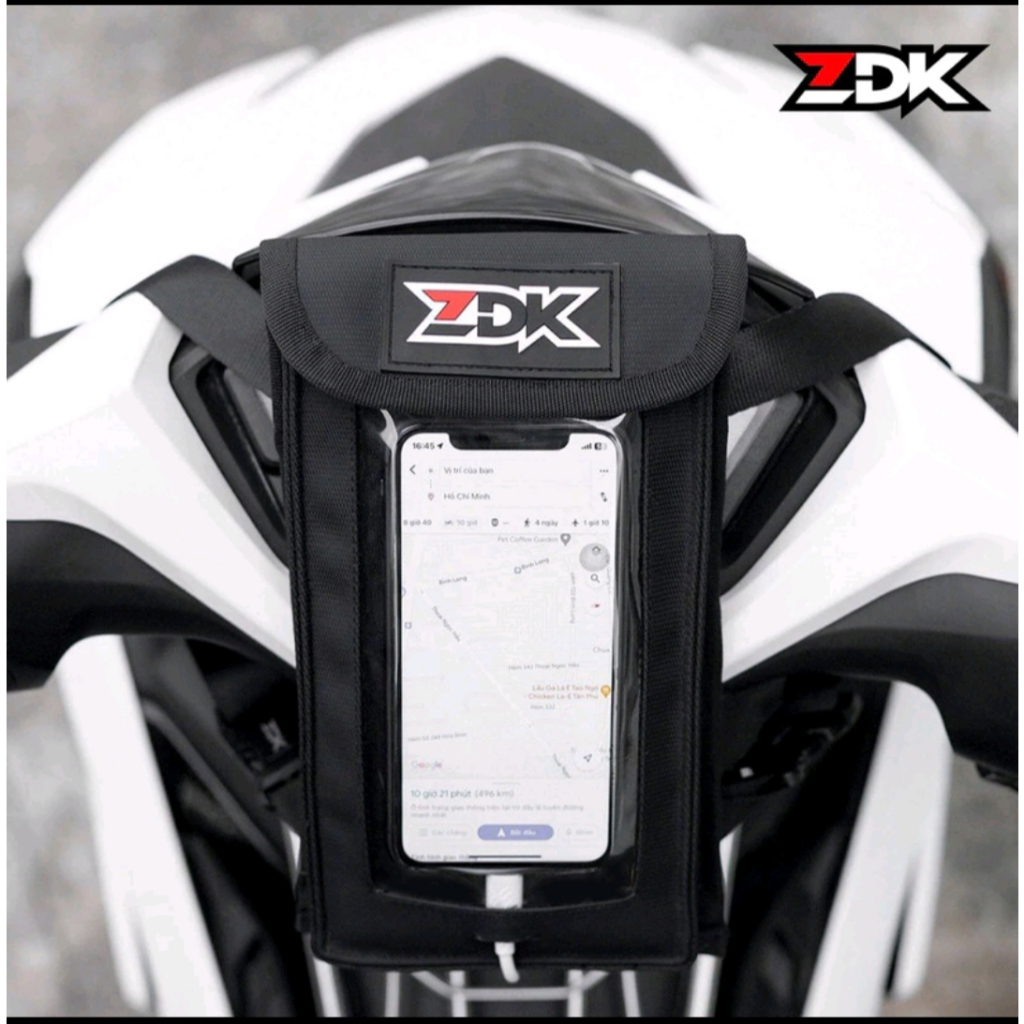 Túi đựng điện thoại treo đầu xe chống nước tuyệt đối, cảm ứng điện thoại tốt