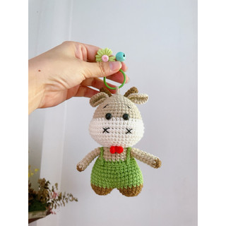 Móc khóa len 12 con giáp (con trâu)