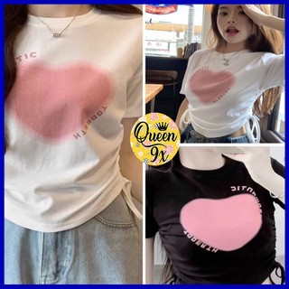 Áo Croptop trái tim rút dây 2 bên xinh xắn dễ thương