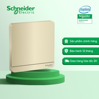 Bộ công tắc đơn 2 chiều E8331L2LED_WG_G19 Schneider - 16A - 250VAC - Vàng ánh kim - 1 gang