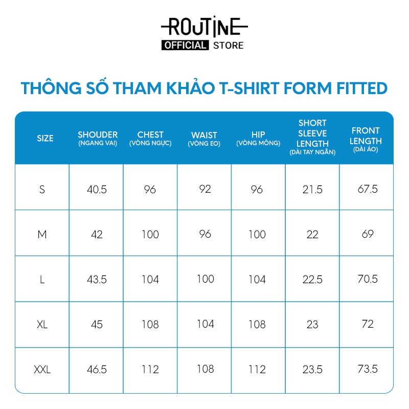 Áo Thun Nam Tay Ngắn Nhãn Trang Trí Form Fitted - Routine 10F22TSS020