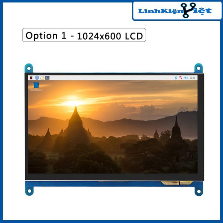 Màn hình Raspberry 7Inch HD 1024x600 cảm ứng điện dung