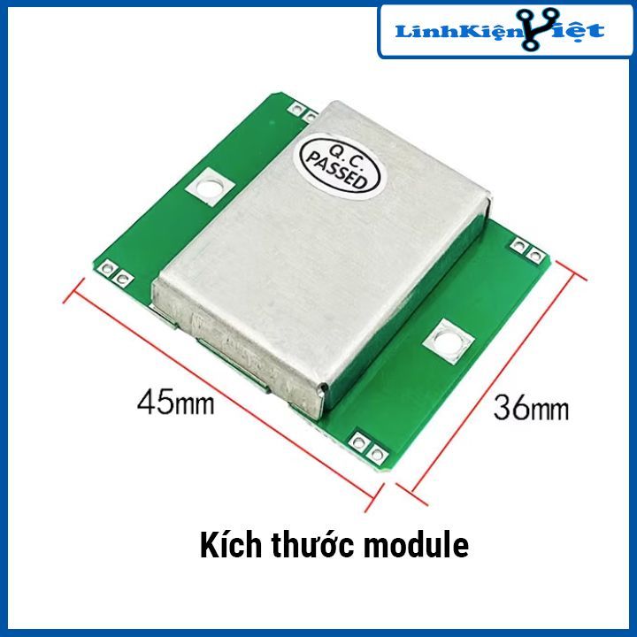 Cảm biến đầu dò Radar không dây Doppler HB100 5V/30mA