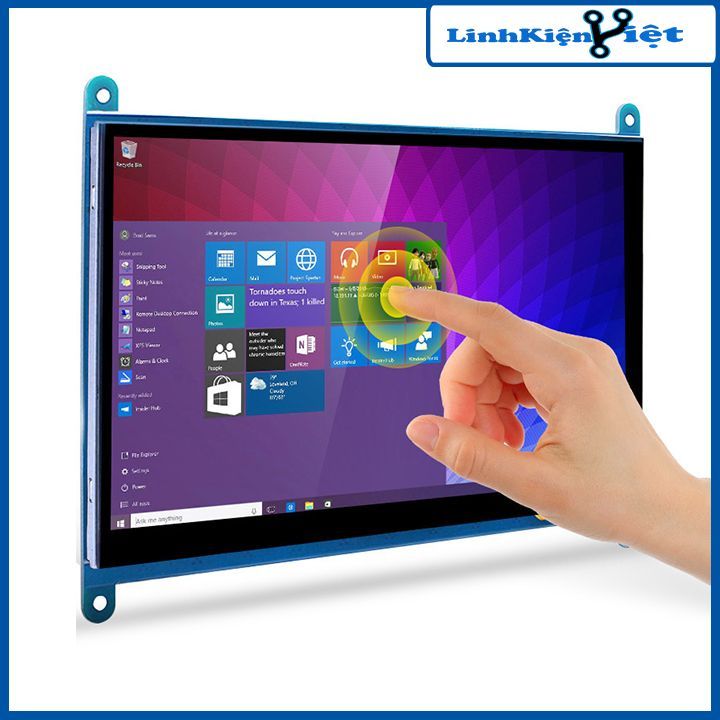 Màn hình Raspberry 7Inch HD 1024x600 cảm ứng điện dung