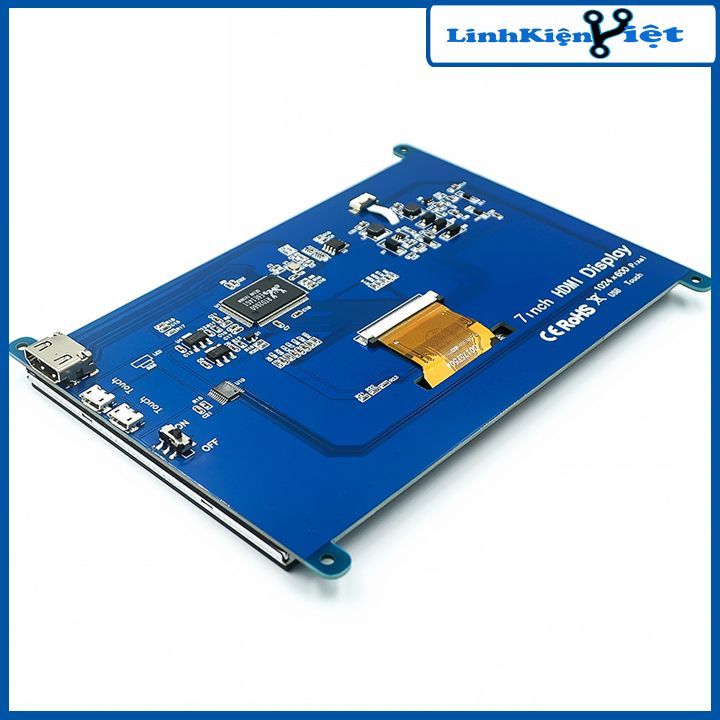 Màn hình Raspberry 7Inch HD 1024x600 cảm ứng điện dung