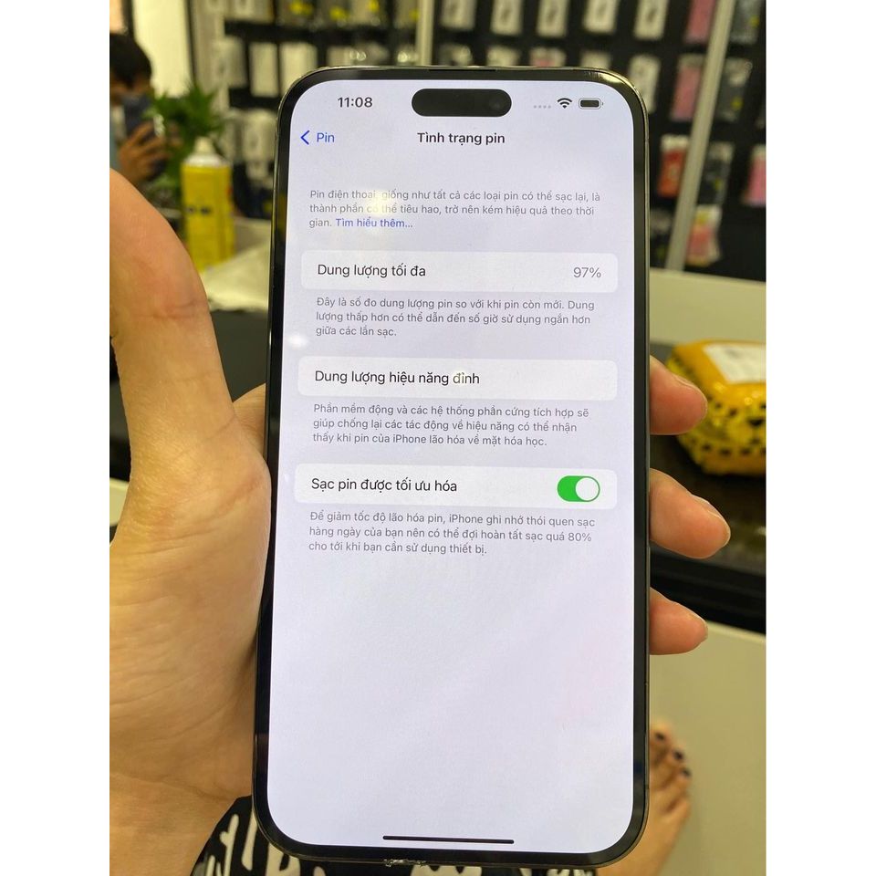 Điện thoại 14 prm - dung lượng 256gb hình thức nguyên zin bản
