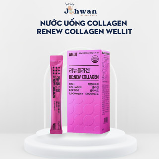 Nước Uống Collagen Giúp Trẻ Hóa Và Làm Trắng Da Renew Collagen WELLIT Hàm Lượng Cao 5000mg 280g