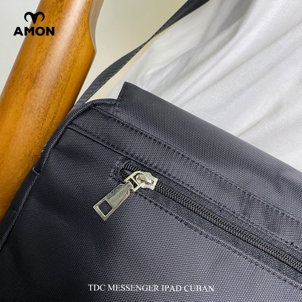 Túi Đeo Chéo Nam Nữ Amon - Messenger Ipad Cuban - Vải Oxford Trượt nước