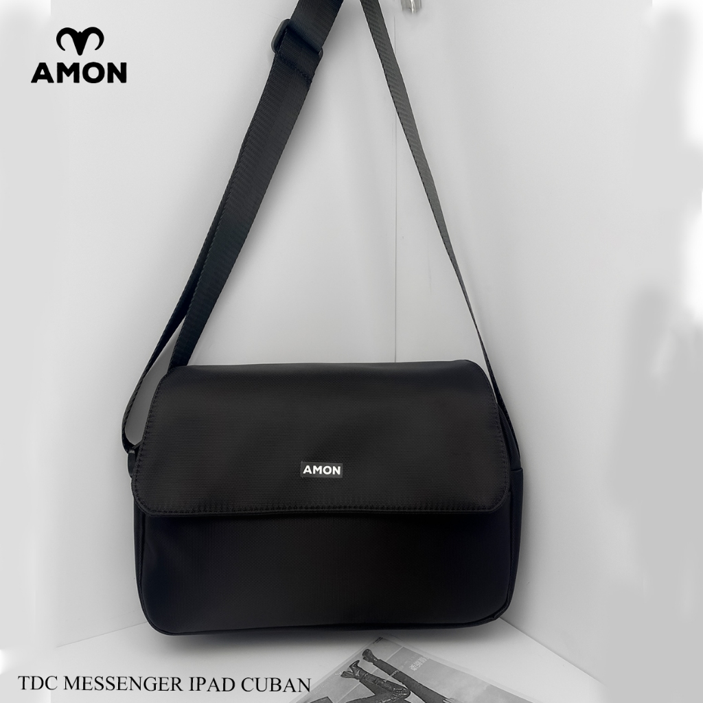 Túi Đeo Chéo Nam Nữ Amon - Messenger Ipad Cuban - Vải Oxford Trượt nước