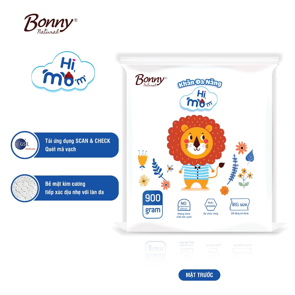 Giấy Khô Himom Bịch Đại Size  900g Cao Cấp - Sản Phẩm An Toàn Cho Bé