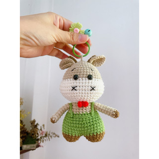 Móc khóa len 12 con giáp (con trâu)