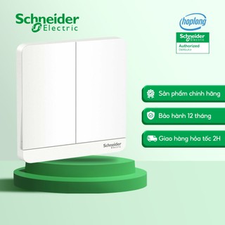 Bộ công tắc đôi 2 chiều dòng AvatarON Schneider E8332L2LED_WE_G19 Schneider - 16A - Trắng - 2 gang
