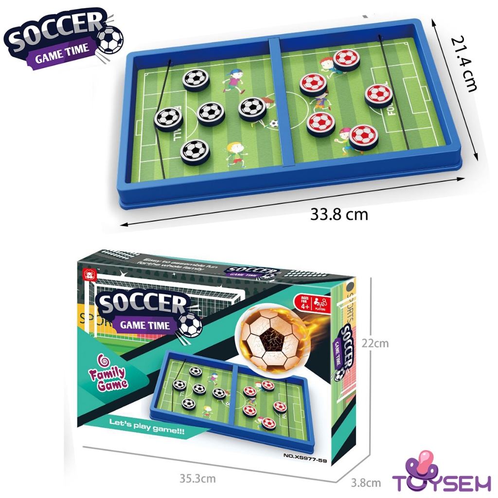 Đồ chơi cờ búng sân bóng cho bé từ 4+ tuổi vui chơi tăng tương tác và phối hợp tay mắt - Quà tặng sinh nhật đồ chơi