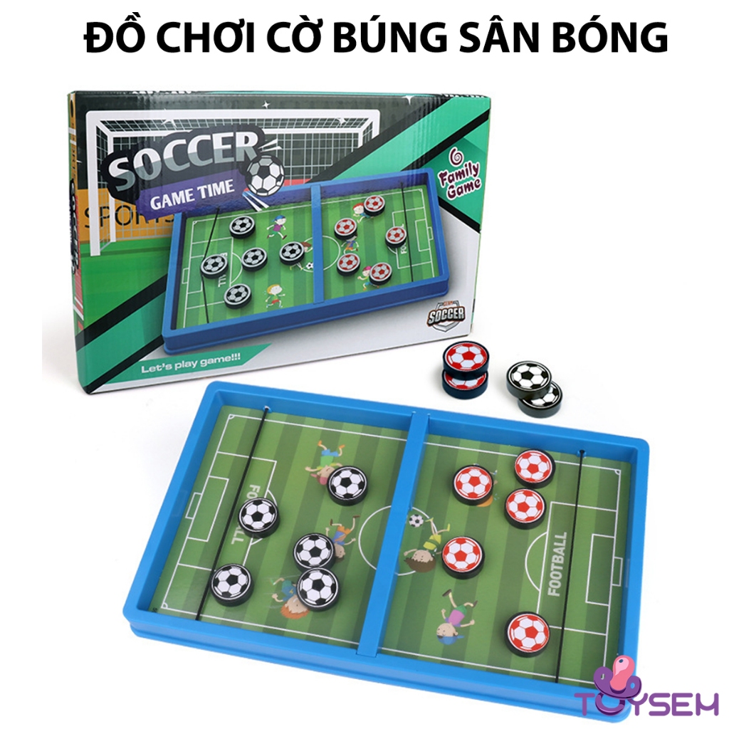 Đồ chơi cờ búng sân bóng cho bé từ 4+ tuổi vui chơi tăng tương tác và phối hợp tay mắt - Quà tặng sinh nhật đồ chơi