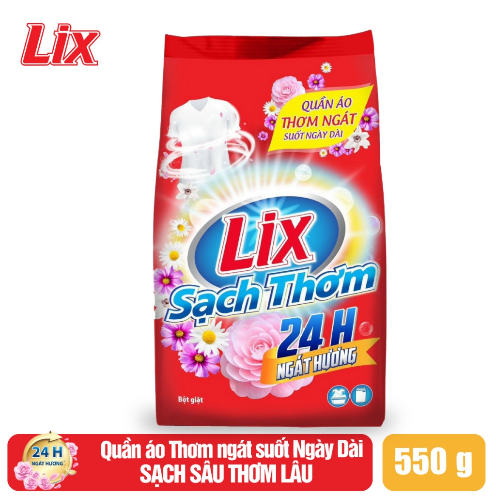 Bột giặt LIX Sạch Thơm 550g ES055