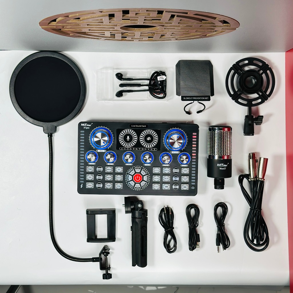 Combo Thu Âm LiveStream Tại Nhà X7 Pro và Max 07 Giá Rẻ - Siêu Phẩm Âm Thanh 2024 Thu Âm Karaoke