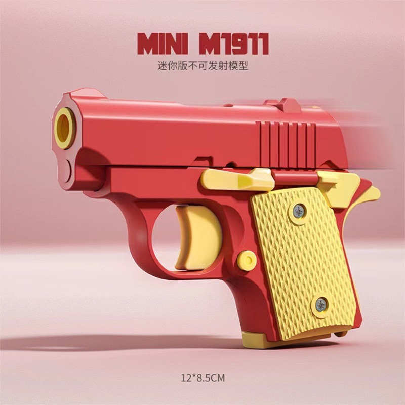 Súng Bắn Cà Rốt 1911 mini In 3d Cho Bé