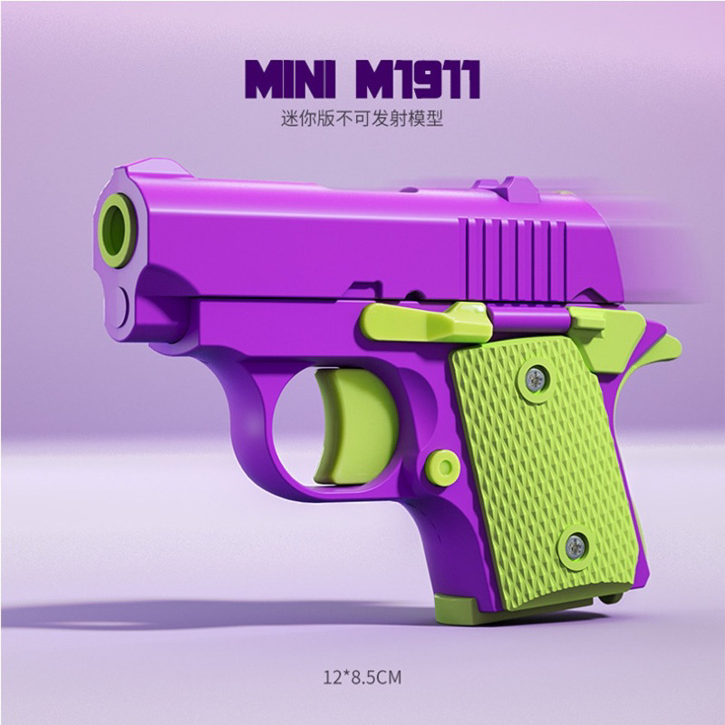 Súng Bắn Cà Rốt 1911 mini In 3d Cho Bé