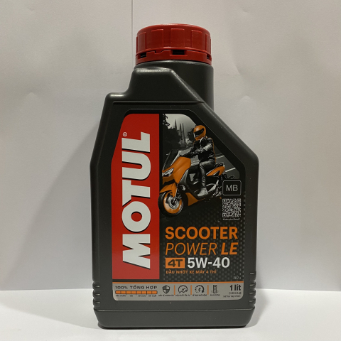 Nhớt xe ga MOTUL SCOOTER POWER 5W40 1 Lít