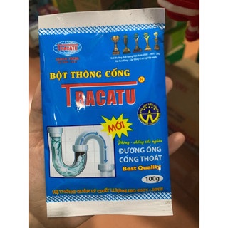 1 gói bột thông ống nước; thông cống tracatu 100g
