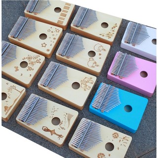 Đàn Kalimba Giá Rẻ KA03 Gỗ Nguyên Khối Kèm Full Phụ Kiện