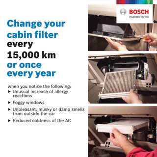 Lọc gió điều hòa xe Honda City , than hoạt tính, chống bụi mịn PM2.5, BOSCH Aeristo Premium 0986AF7002