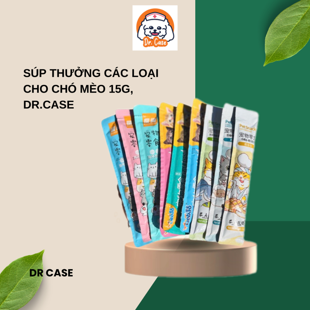 Combo 100 Thanh Súp Thưởng Cho Mèo 15gr, Dr.Case