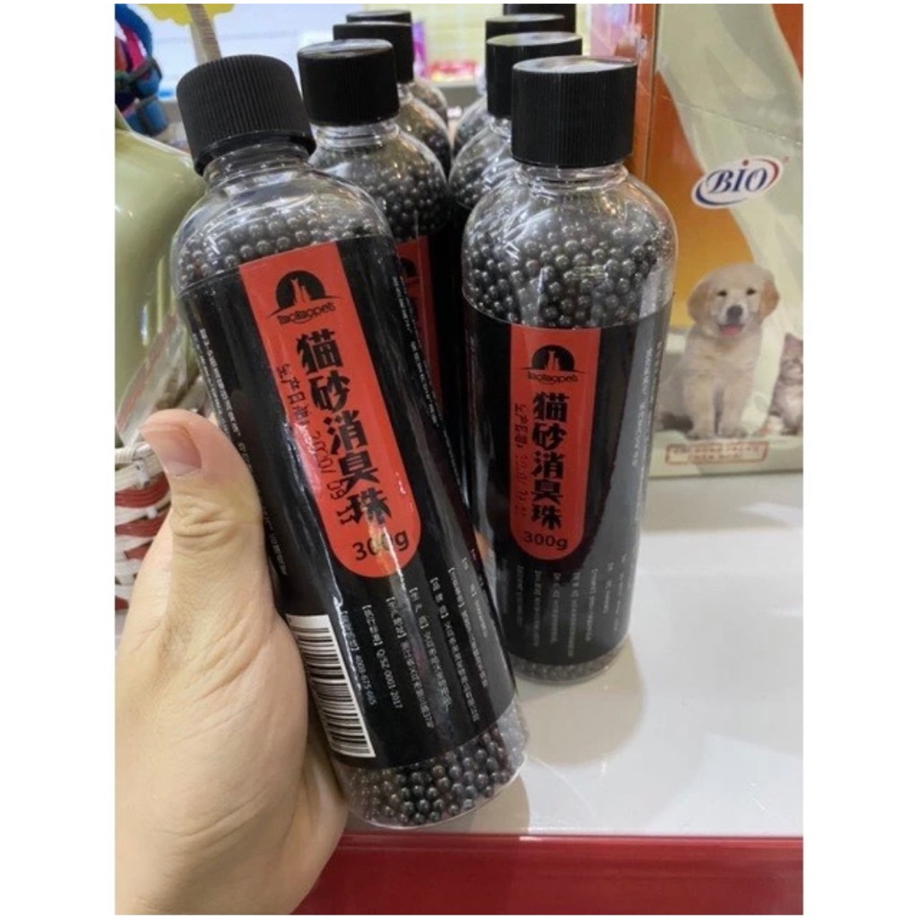 Hạt khử mùi cát vệ sinh cho mèo, giảm mùi hôi cát mèo 300gr Dr.Case