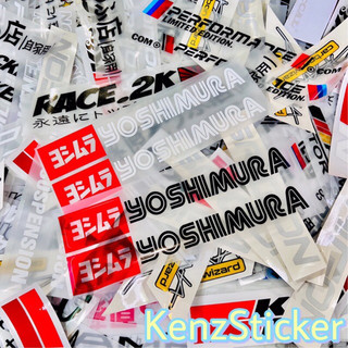 Tem Dán Phuộc Chữ Yoshimura Chất Liệu Decal In Trong Chống Thấm Nước