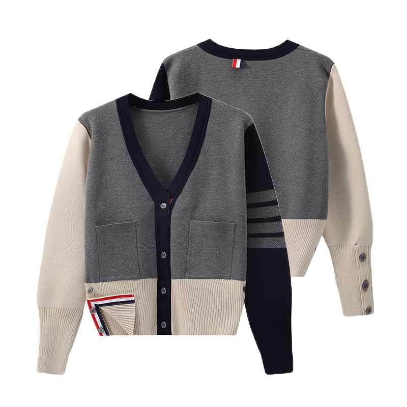 Áo khoác Cardigan Thome họa tiết Mix màu cực xinh dành cho mọi cô nàng hotrend 2023