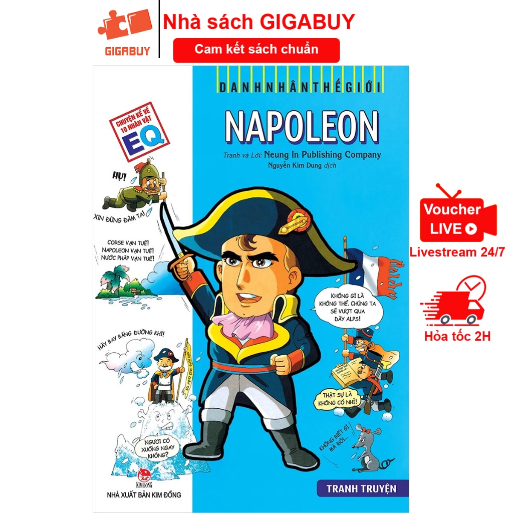 Sách - Danh nhân thế giới Napoleon - Tái bản năm 2022