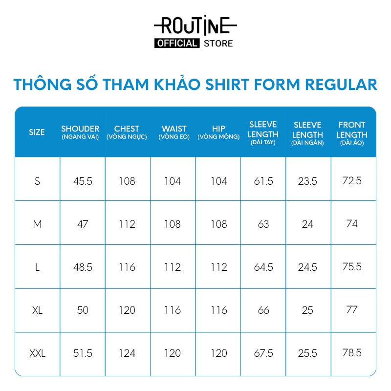 Áo Sơ Mi Nam Tay Dài Form Regular - Routine 10F22SHL013