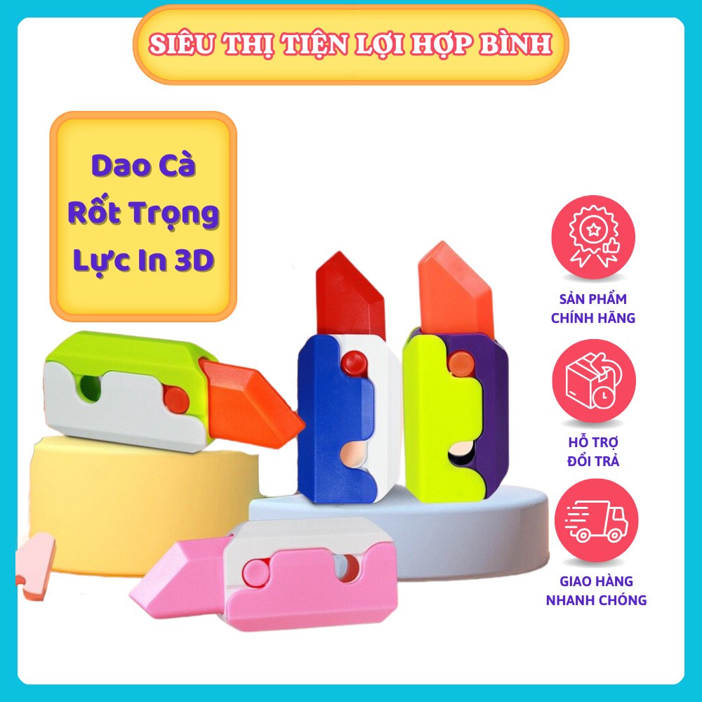 Dao Cà Rốt Trọng Lực In 3D, Đồ Chơi Kéo Dài Hình Cà Rốt Hot Trend 2023