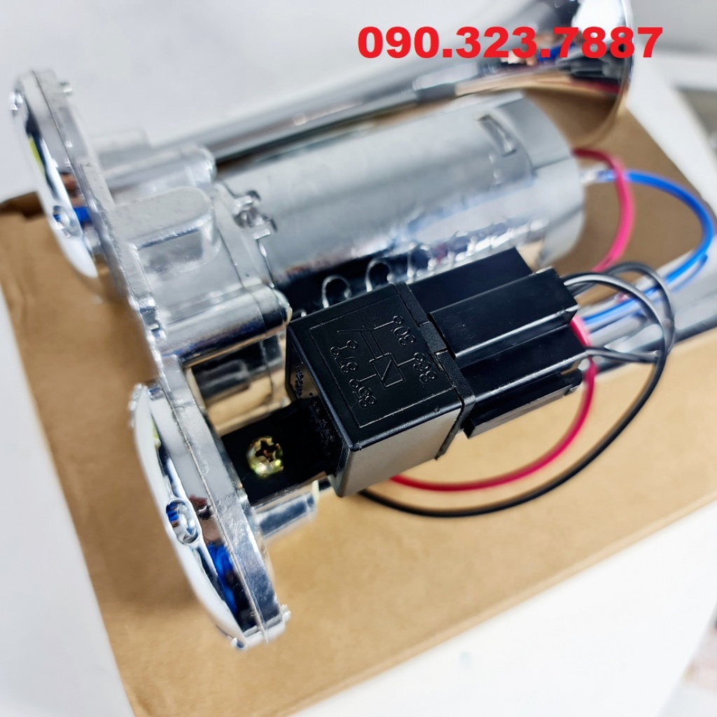 Kèn Còi hơi điện tử 12V & 24V  600DB cho xe hơi/tàu thuyền. chất lượng cao