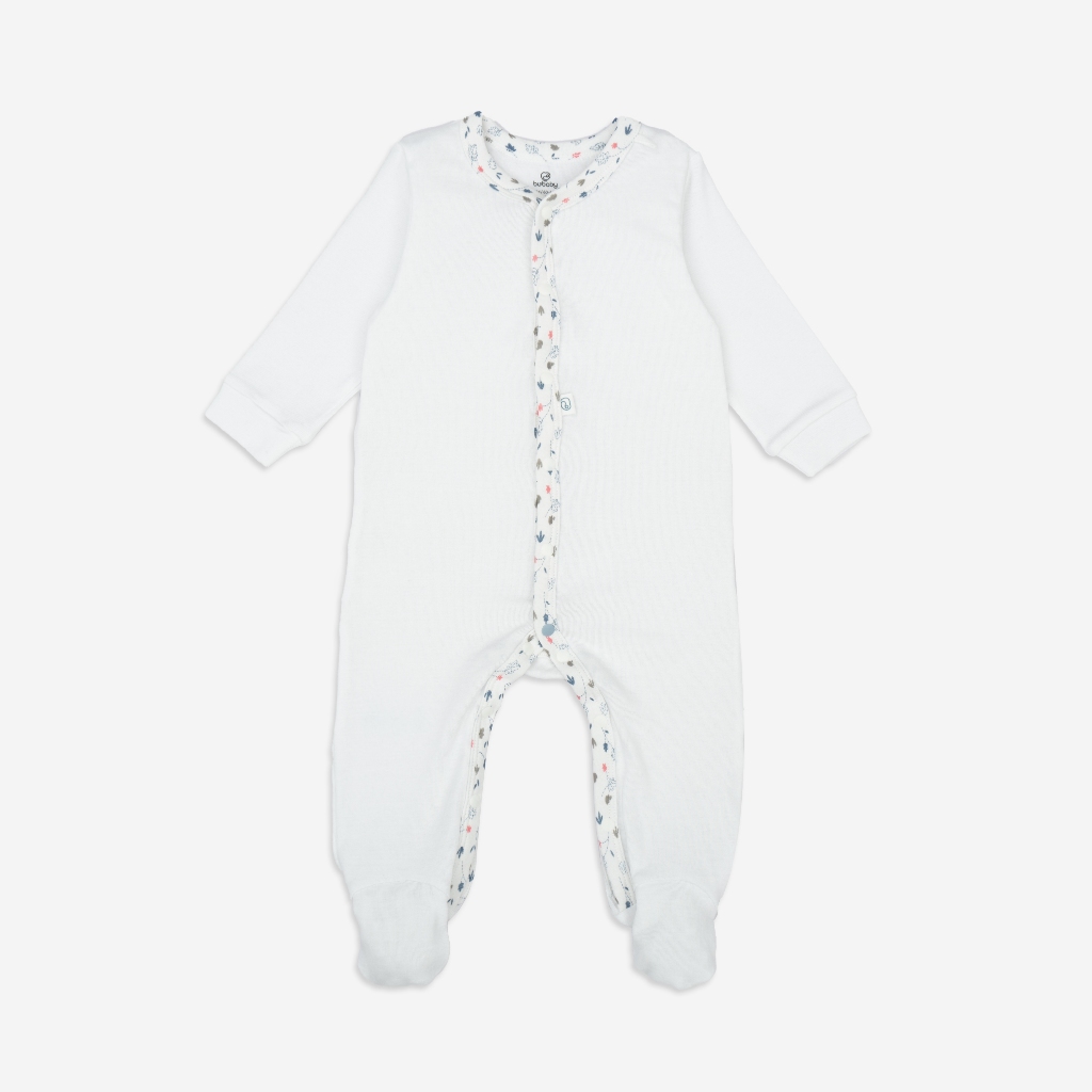 Body dài tay cài giữa Leafly - Pure Cotton BCT210200 | Quần áo BU Baby chính hãng