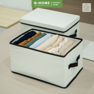 Thùng vải chia 12 ngăn xếp quần áo thông minh, hộp vải đựng đồ Made in VN đủ kích thước đựng quần áo gọn gàng TV23M3