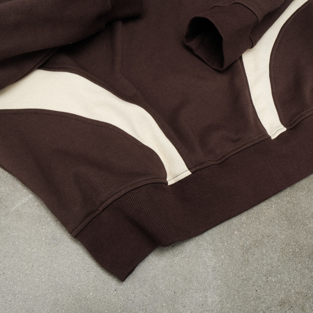 Áo nỉ nam nữ oversize CANDLES RACE SWEATER chất liệu nỉ chân cua CVC 350gsm logo in nổi chính hãng