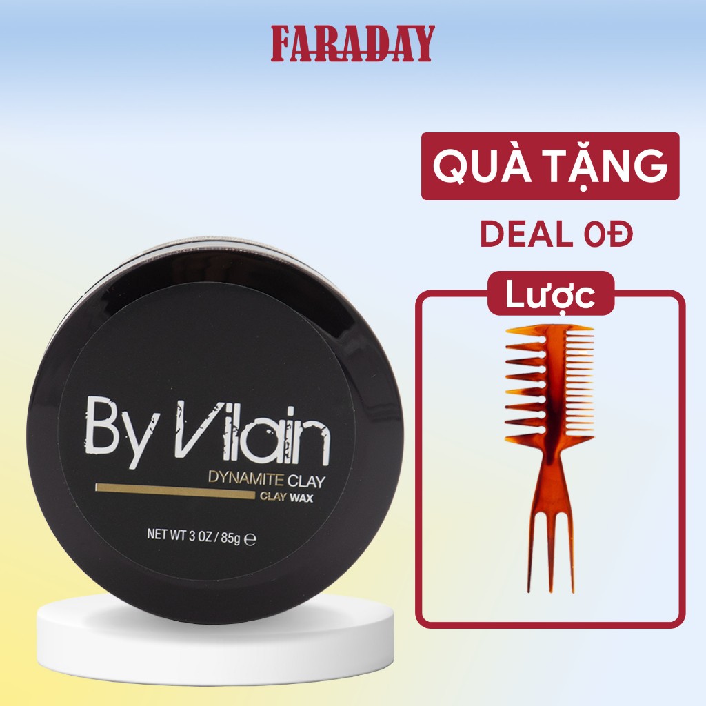 Sáp Vuốt Tóc By Vilain Dynamite Clay giữ nếp tóc, tạo kiểu tóc S64