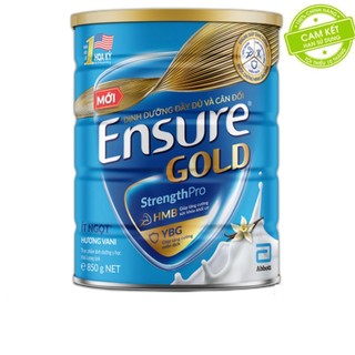 Sữa Bột Abbott Ensure Gold Hương Vani Ít Ngọt