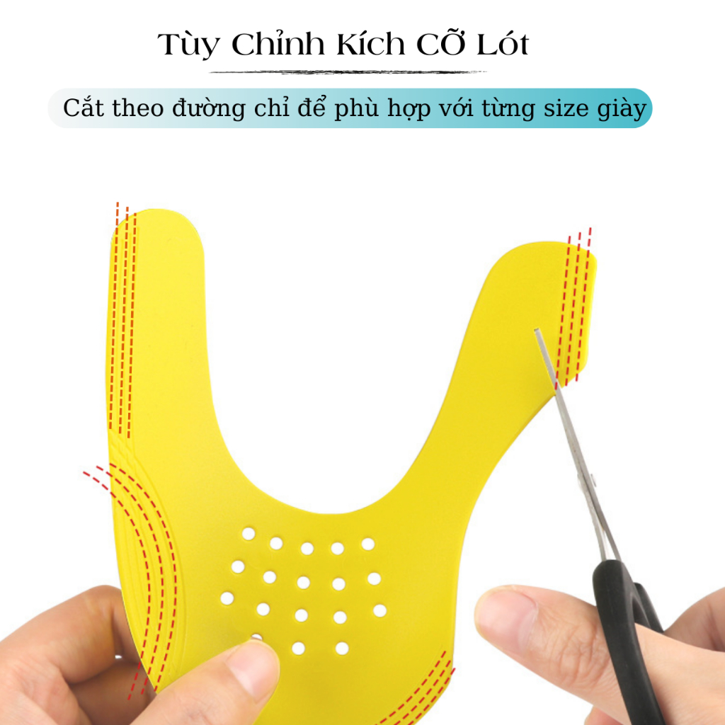 Cặp Lót Bảo Vệ Mũi Giày Shoe Shield MINSU M2313 Độn Chống Nhăn, Giữ Form Dáng Mũi Giày Thể Thao Sneaker