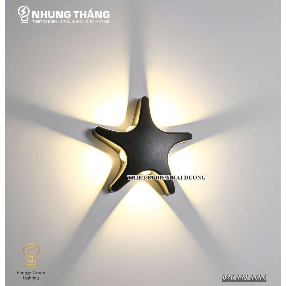 Đèn Gắn Tường Decor Sao Biển,Hải Âu DT-401 - Tô Điểm Thêm Vẻ Đẹp Cho Ngôi Nhà - Ánh Sáng Vàng - Bảo Hành 1 Năm