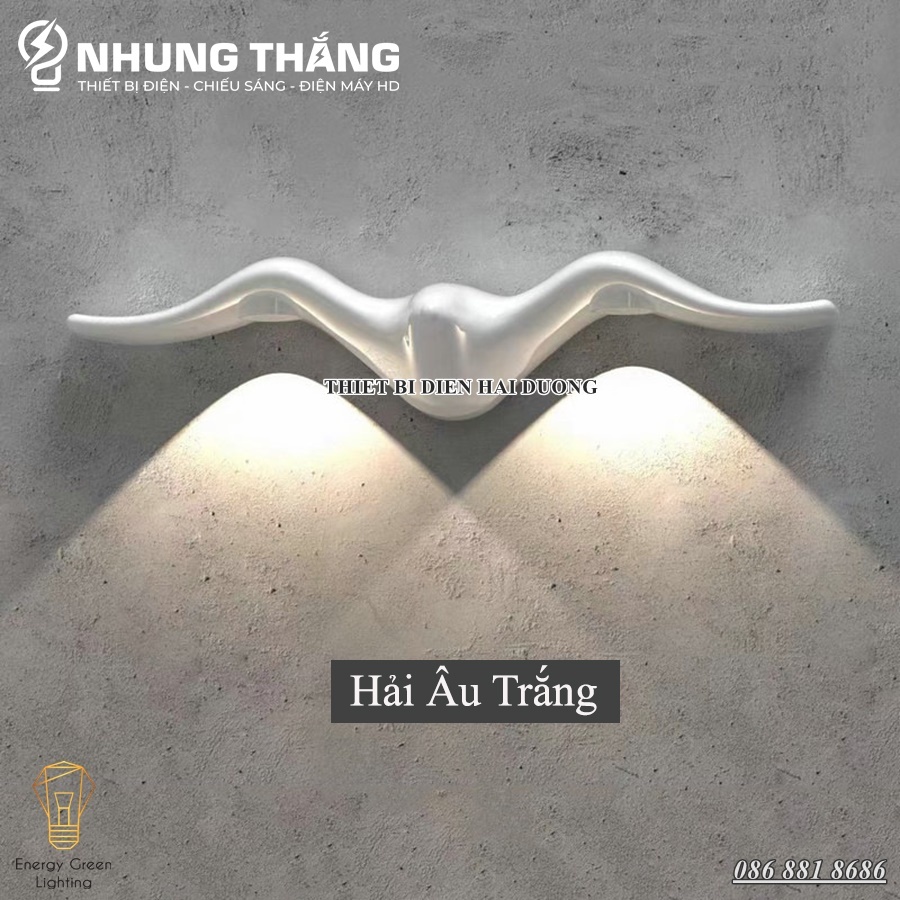 Đèn Gắn Tường Decor Sao Biển,Hải Âu DT-401 - Tô Điểm Thêm Vẻ Đẹp Cho Ngôi Nhà - Ánh Sáng Vàng - Bảo Hành 1 Năm