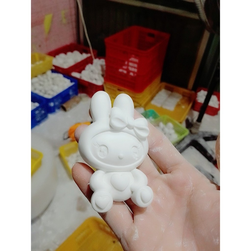 Tô tượng bé thỏ dể thương 2D