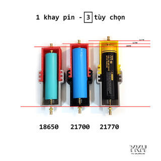 [New_2024] Khay pin 21700, 18650, 21770 (3in1)