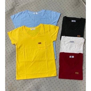 ÁO THUN CỔ TIM NỮ _ COMBO 3 ÁO 110.000đ (size 38kg-50kg)