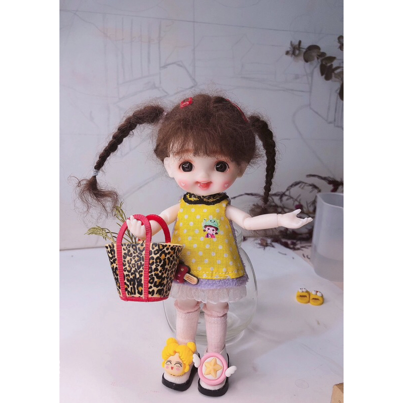 Búp bê faceup 1/8 mặt cười má trái tim