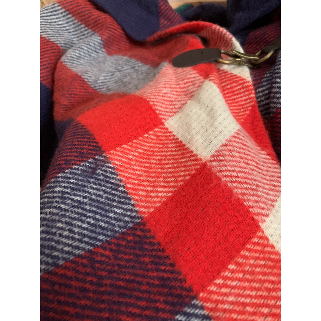 Khăn choàng dạ phong cách có móc cài No Brand