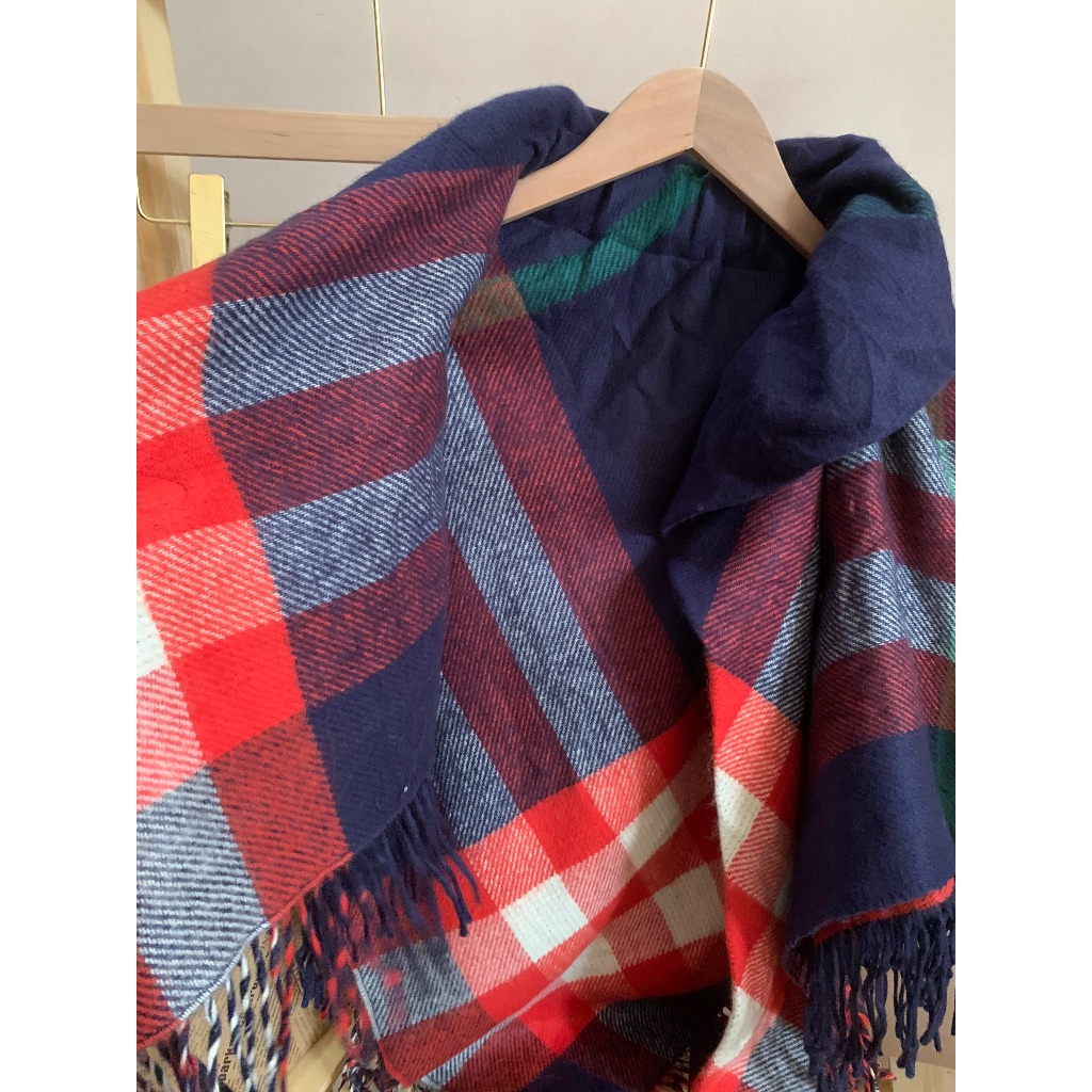 Khăn choàng dạ phong cách có móc cài No Brand