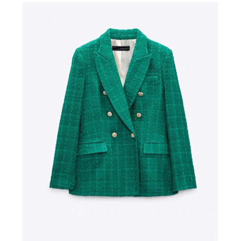 ORDER 🌹 ZR - Áo Blazer vải dạ hạt nút